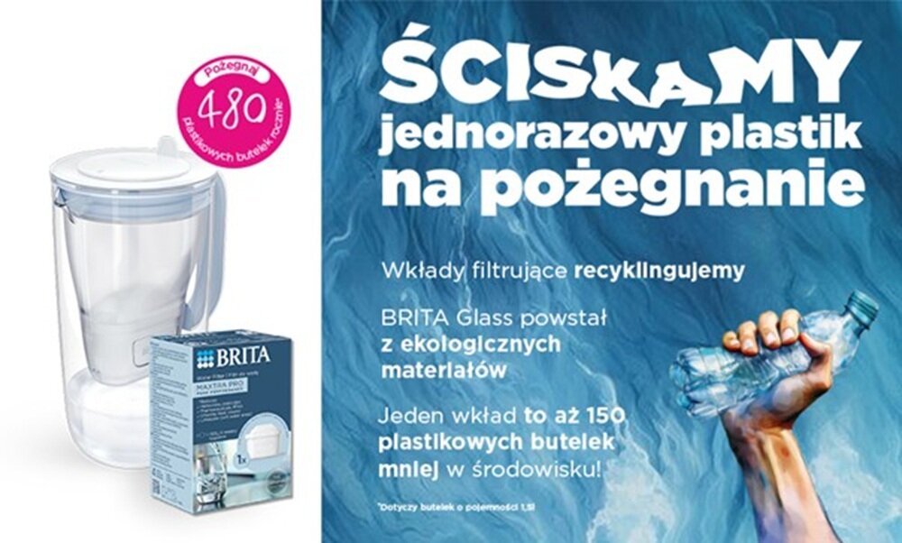 Wkład filtrujący BRITA Maxtra Pro Pure Performance (1 szt.) bez zbędnego plastiku, recykling, świadoma ekologia