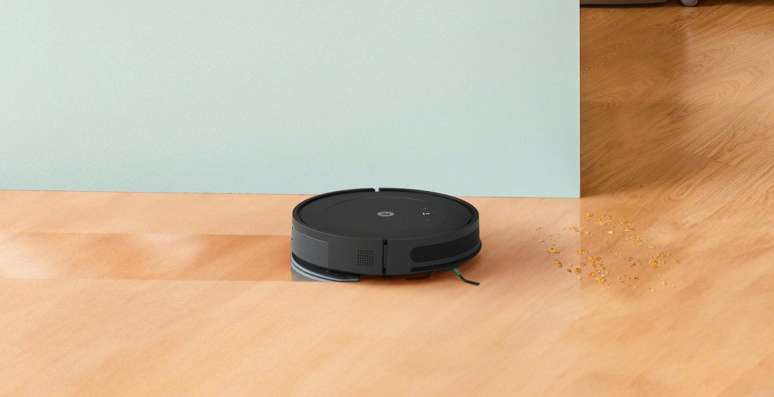 Robot sprzątający IROBOT Roomba Combo Essential Y011240 Czarny 3 tryby odkurzania 3 tryby mopowania pompa