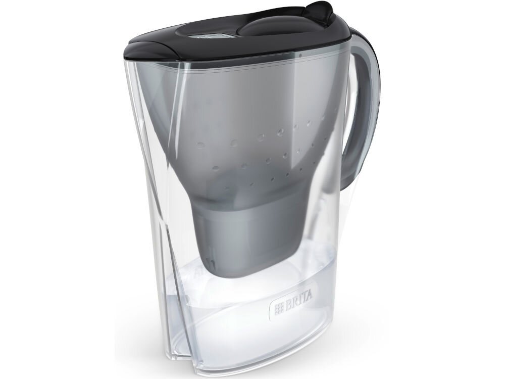 Dzbanek filtrujący BRITA Marella Szary + 3 wkłady Maxtra Pro Pure Performance ekologiczne podejście certyfikowany bioplastik ISCC PLUS odnawialne źródła obniżenie śladu węglowego metoda bilansu masy redukcja użycia tradycyjnych tworzyw sztucznych 