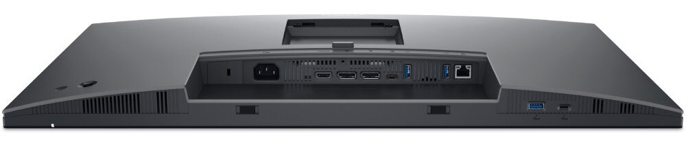 Monitor DELL P2425HE 23.8 1920×1080px IPS 100Hz  ujęcie monitora od spodu z widocznymi portami złącza podłączenie mocowanie VESA