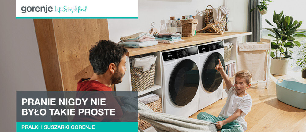 Pralka GORENJE W1PNA84A2TSWIFI/PL baner lifestyle logo Usuwanie trudnych zabrudzeń