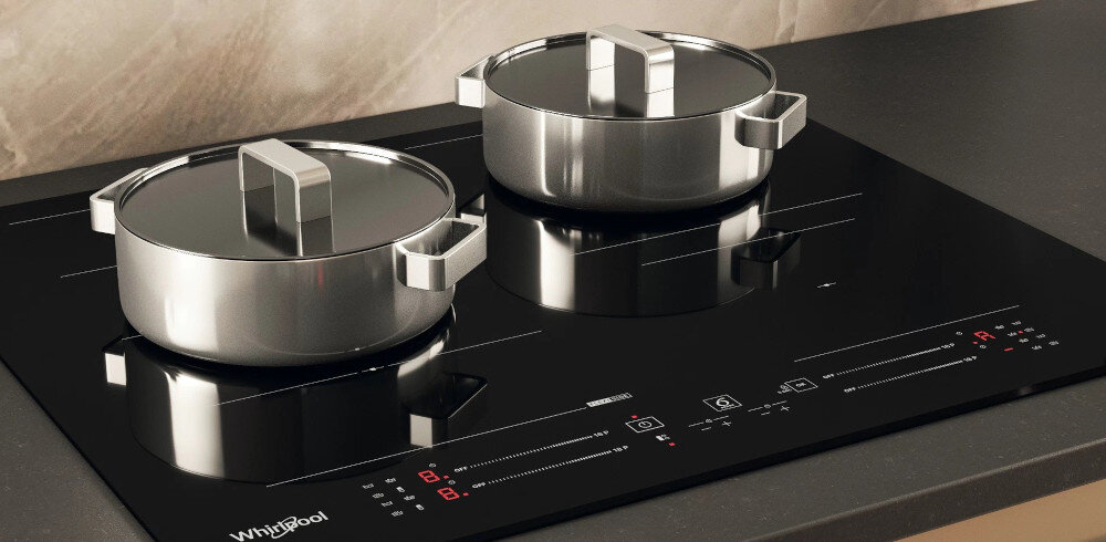 PŁYTA WHIRLPOOL WF S5060 CPBF Technologia 6 Zmysł monitorowanie praca programy automatyczne dopasowanie poziom mocy