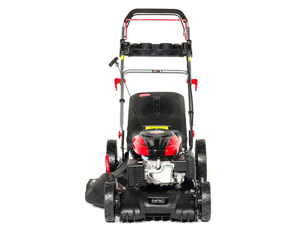 Kosiarka spalinowa NAC LS56-196L-HSDS-JR Loncin z napędem 560mm 3.2kW moc 3,2 kW zeliwna tuleja cylindra moment obrotowy 10,5 Nm predkosc obrotowa 2900 obr/min zbiornik paliwa pojemnosc 1,5 litra