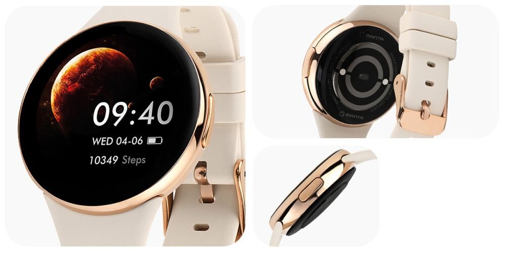 Smartwatch MANTA Livia Mini wygodna lekkosc wygoda 