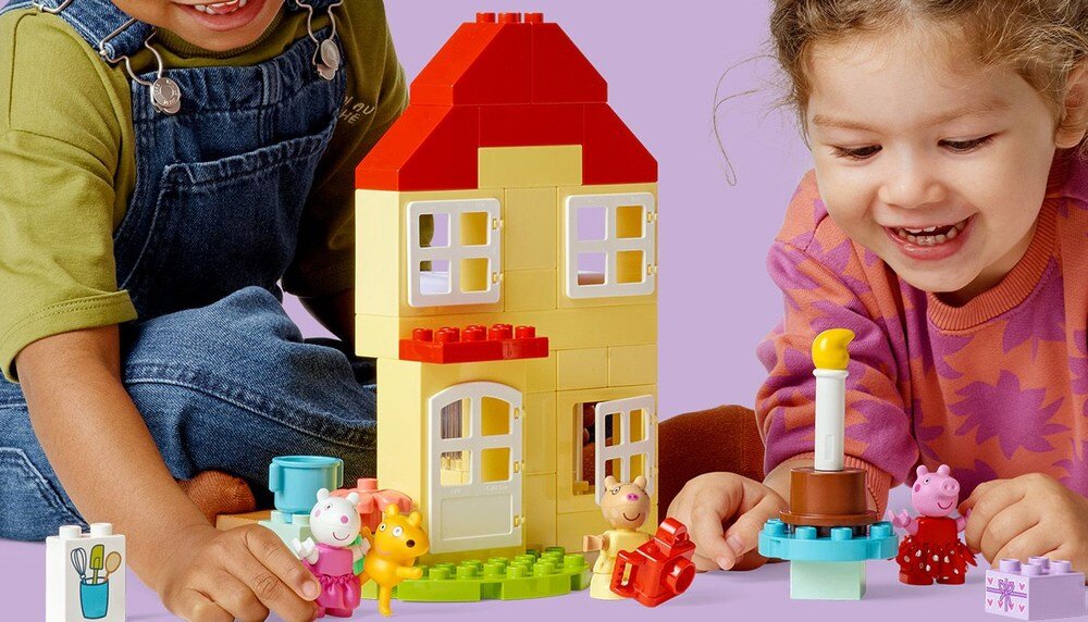 LEGO 10433 DUPLO Urodzinowy domek Peppy przyjęcie