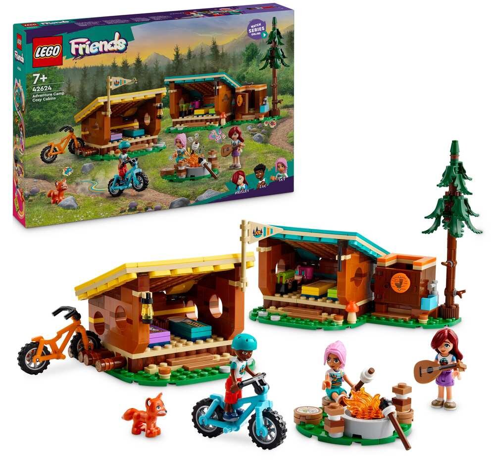 LEGO 42624 Friends Przytulne domki na letnim obozie   Zestaw