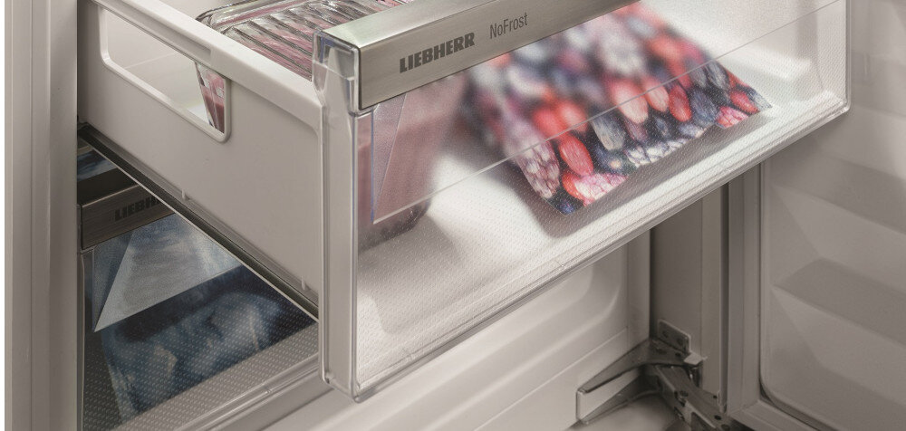 ZAMRAŻARKA LIEBHERR SIFNDI 5188 EASYFRESH szyny teleskopowe wysuwanie szuflad łatwo cicho