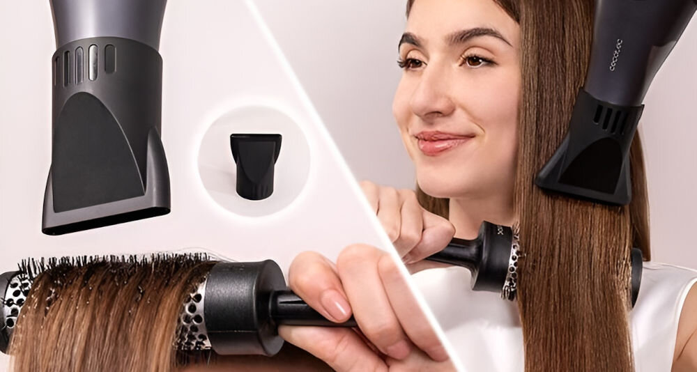 Suszarka CECOTEC Bamba IoniCare Harmony 2600W dwa koncentratory precyzyjna stylizacja ukierunkowanie strumienia powietrza kontrolowanie objętości i kształtu fryzury różne stylizacje 