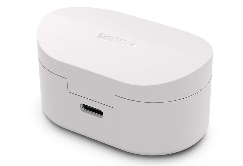 Słuchawki dokanałowe PHILIPS TAT1108 port ladowanie czas pracy 
