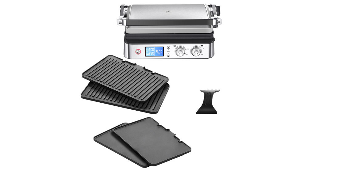 BRAUN MultiGrill 9 CG9043 Чорний Набір грилів Аксесуари Повне обладнання