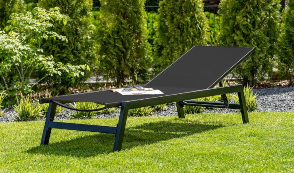 Leżak ogrodowy MIRPOL Lord MIR-210589 60 C wymiary 191 x 60 x 31 cm obciazenie do 120 kg