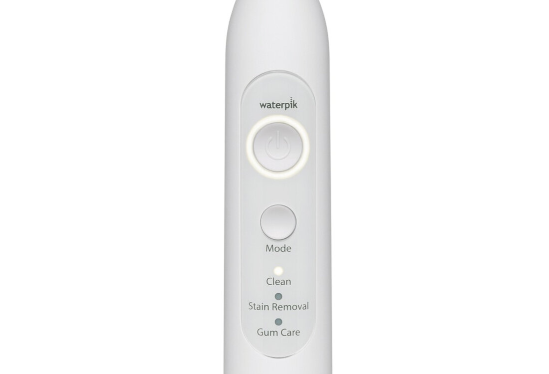 Szczoteczka soniczna WATERPIK STW-03EU Sensonic Biały Trzy tryby czyszczenia czyszczenie usuwanie przebarwień pielęgnacja dziąseł dopasowanie potrzeby