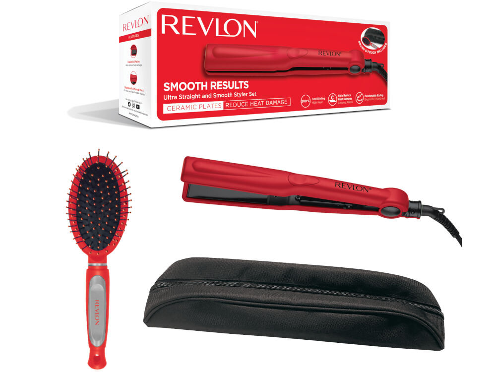 Prostownica REVLON RVST2176GPE etui szczotka dokumentacja 