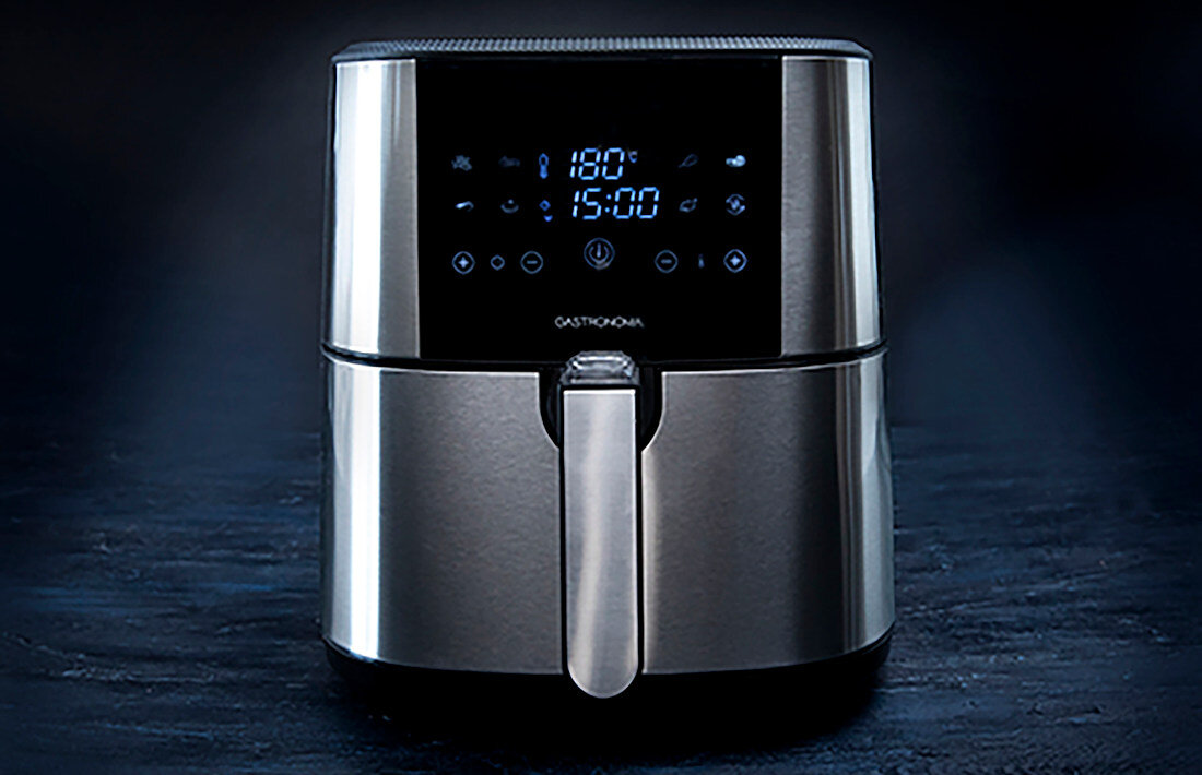 Air Fryer Frytkownica beztłuszczowa GASTRONOMA 18290002 Wszechstronność zastosowań potrawy smażenie rozmrażanie pieczenie podgrzewanie uniwersalna