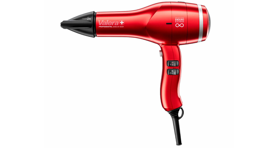 Suszarka VALERA Swiss Air4ever EQ RC D stylizacja bezszczotkowy silnik cyfrowy BLDC-ENDURO-X optymalny przepływ powietrza technologia Smart Airflow efekty różne pozycje chwytu