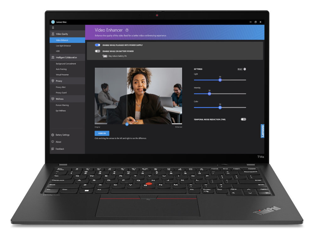 Laptop LENOVO ThinkPad T14s Gen 4 16 GB pamięci RAM LPDDR5 częstotliwości 6400 MHz pracy wielozadaniowej pamięci wlutowanej płytę główną