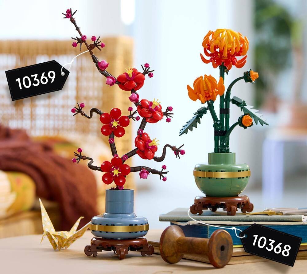 LEGO 10369 ICONS Kwiat śliwy kolekcja 