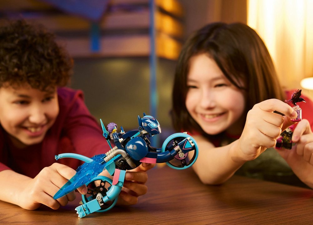 LEGO 71479 DREAMZzz Koci motocykl Zoey akcja 