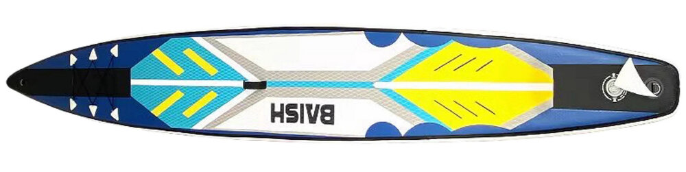 Deska SUP EXTRALINK SUP-1069 420 x 58 x 12 cm trzy stateczniki wytrzymaja silne naprezenia waga uzytkownika do 200 kg dla poczatkujacych i zaawansowanych uzytkownikow