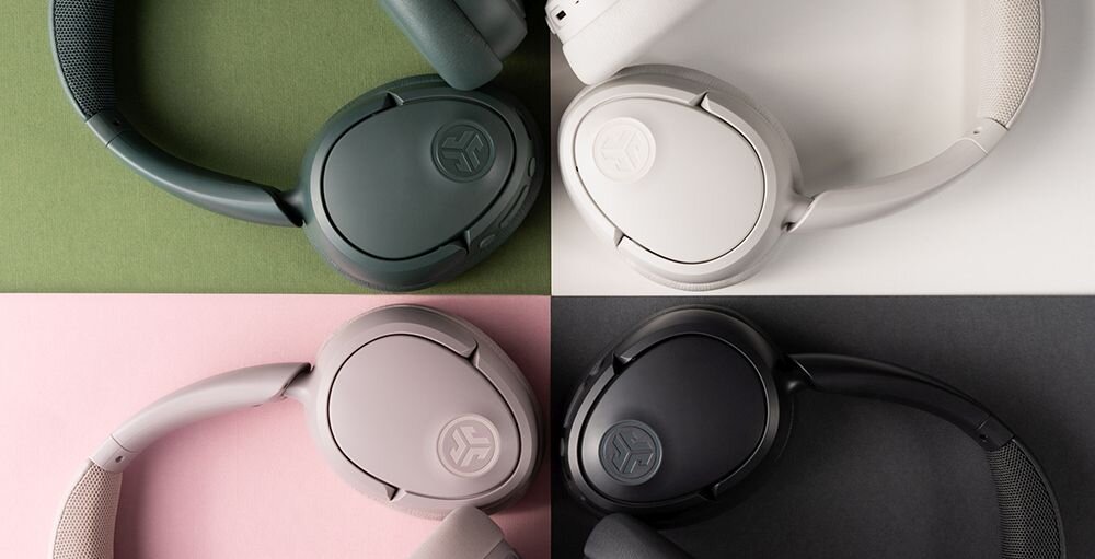 Słuchawki nauszne JLAB Jbuds Lux ANC nauszniki szum redukcja jakosc dzwiek kolorystyka