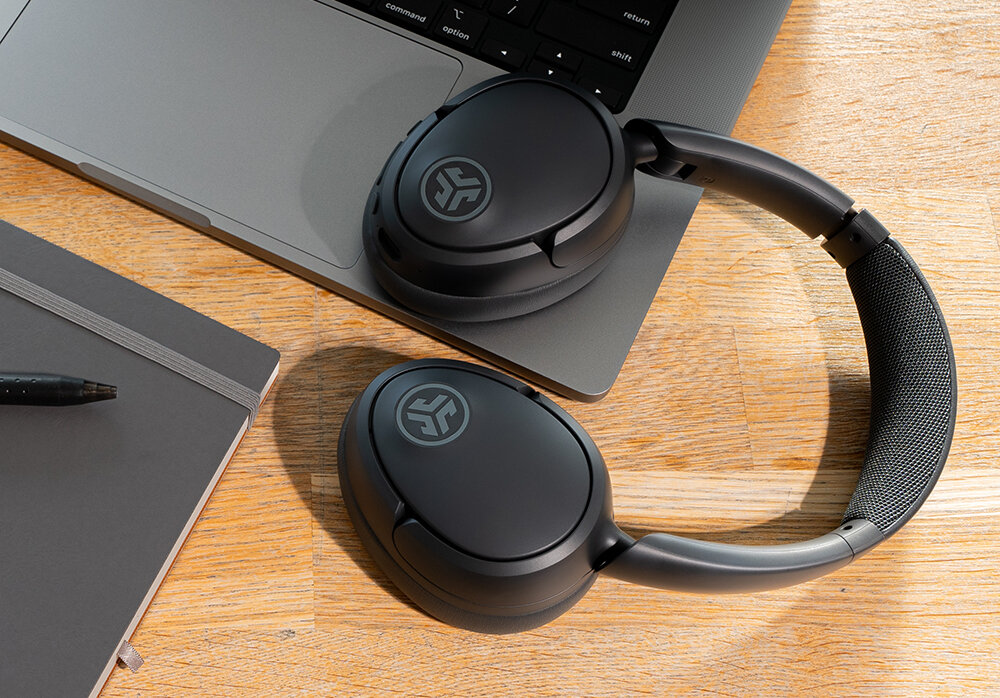 Słuchawki nauszne JLAB Jbuds Lux ANC czas pracy dzialanie przetworniki aplikacje 