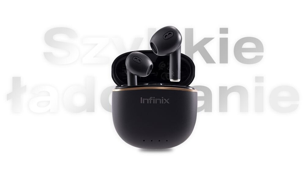 Słuchawki Infinix BUDS Lite szybkie ladowanie czas pracy