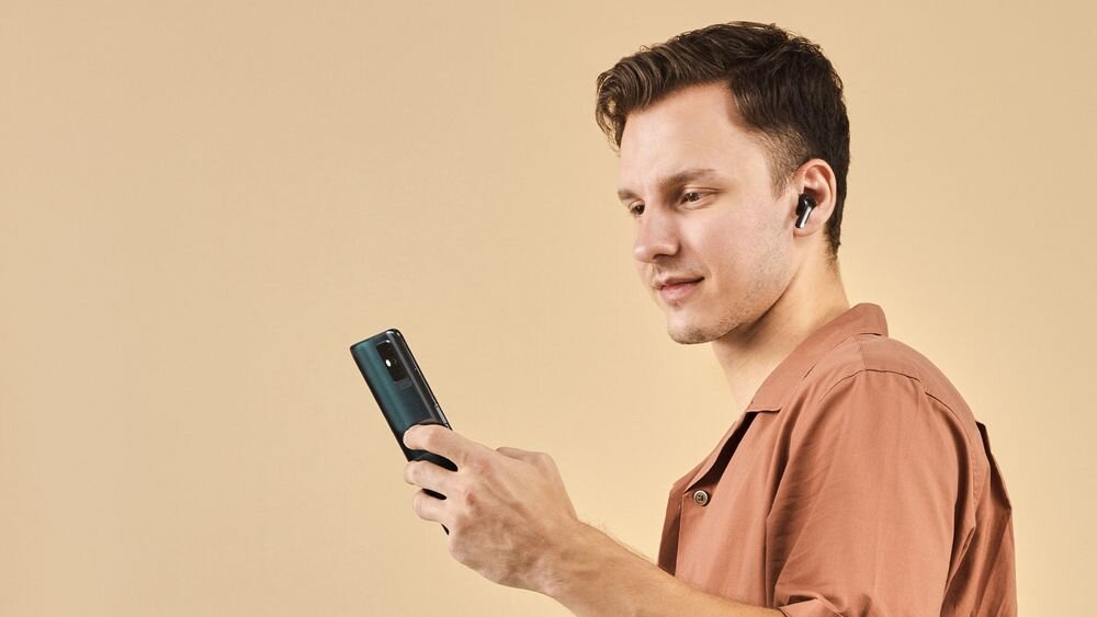Słuchawki Infinix BUDS Lite sterowanie zasieg telefon