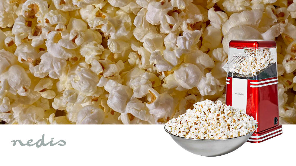 Maszyna do popcornu NEDIS FCPC100RD