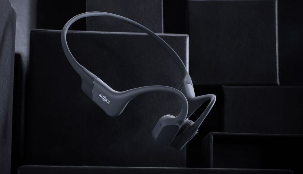 SHOKZ OpenRun Mini ブラック Słuchawki OpenRun Black - Shokz