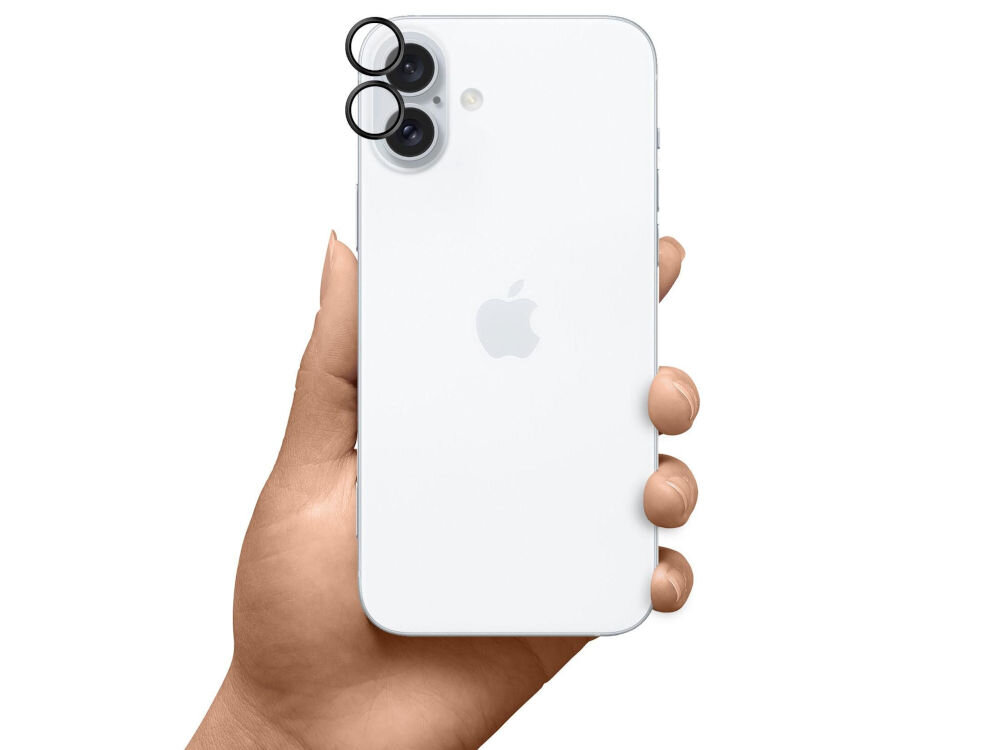 Szkło hartowane na obiektyw 3MK 
					Lens Protection Pro do Apple iPhone 16 / 16 Plus czarny 
					nie kruszy się wytrzymałość na upadki atest RoHS