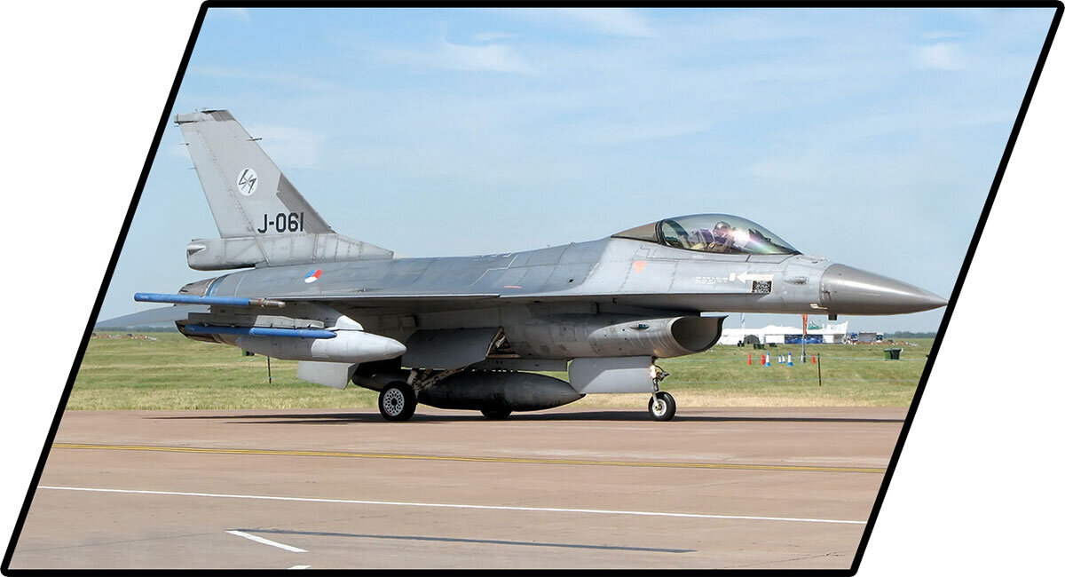 Klocki plastikowe COBI Armed Forces F-16AM Fighting Falcon COBI-5896 - Wysoka jakość