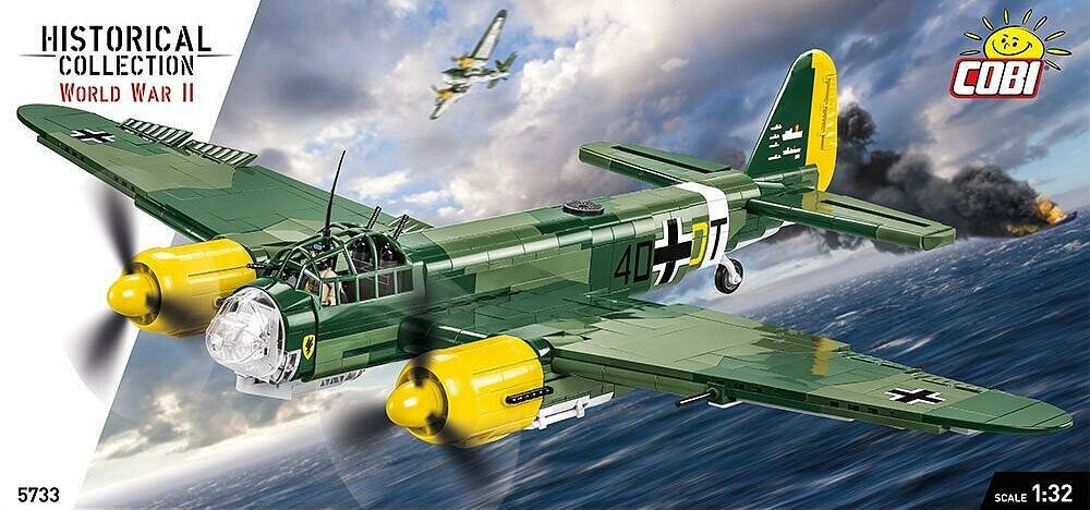 Klocki plastikowe COBI Historical Collection World War II Junkers Ju 88 COBI-5733
