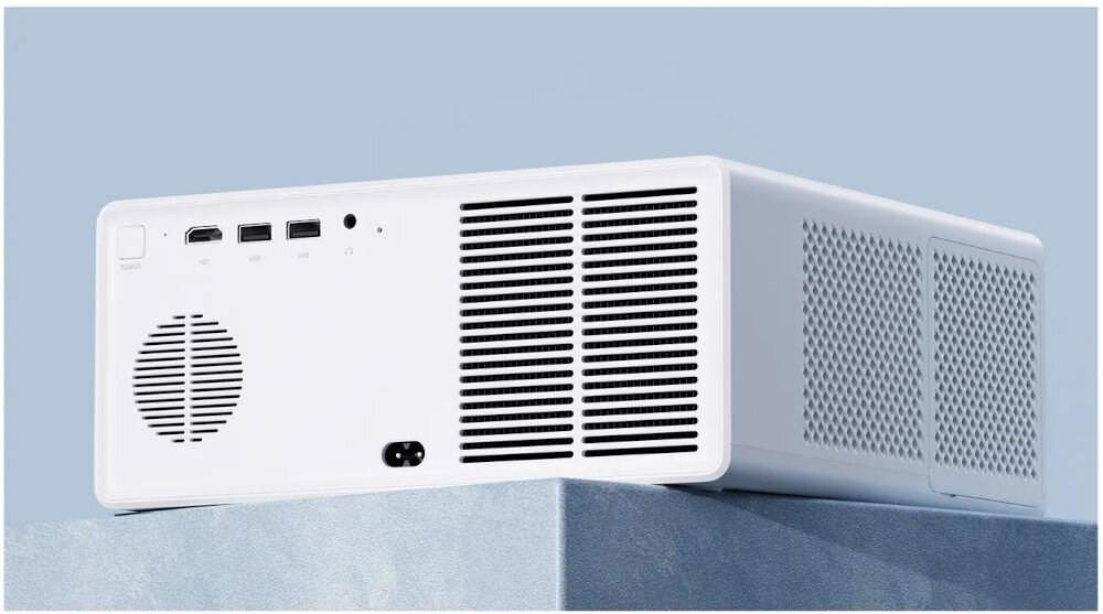 Projektor WANBO X5 Air - Funkcjonalność w Twoim domu, projektor od tyłu pod skosem