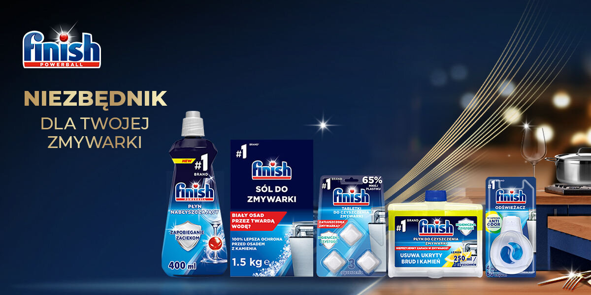 Kapsułki do zmywarki FINISH Powerball Ultimate Plus All in 1 Lemon - 90 szt. płyn nabłyszczający płyn do czyszczenia zmywarki sól do zmywarki tabletki do czyszczenia zmywarki odświeżacz do zmywarki Anti Odor