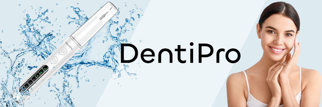Skaler do zębów ALPHA DentiPro SWI-01 Biały wygląd design tło prezentacja wizualizacja Domowa pielęgnacja jamy ustnej