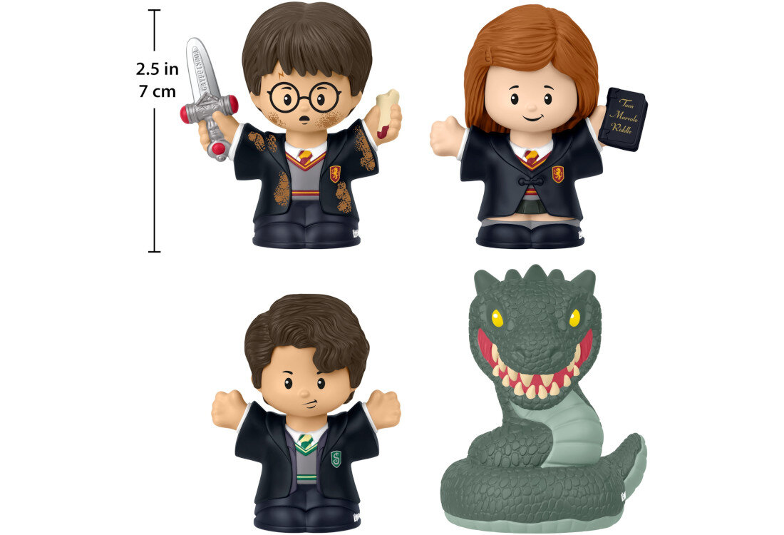 Zestaw figurek FISHER PRICE Little People Harry Potter i Komnata Tajemnic HVG46 Dopracowane detale figurka wysokość styl Little People detale