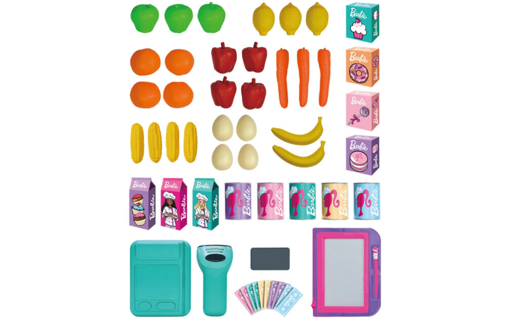 Zabawka supermarket Barbie 5135 - Interaktywna zabawa w kasę