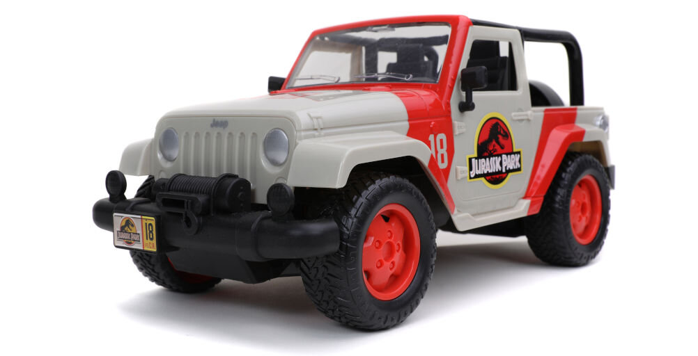 Samochód zdalnie sterowany JADA TOYS Jurassic Park Jeep Wrangler 253256000