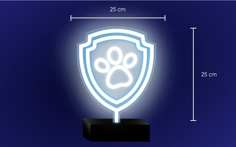 Neon LED PSI PATROL podstawka 