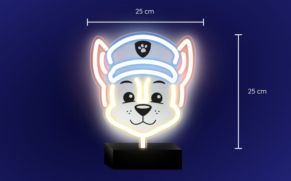 Neon LED PSI PATROL podstawka 
