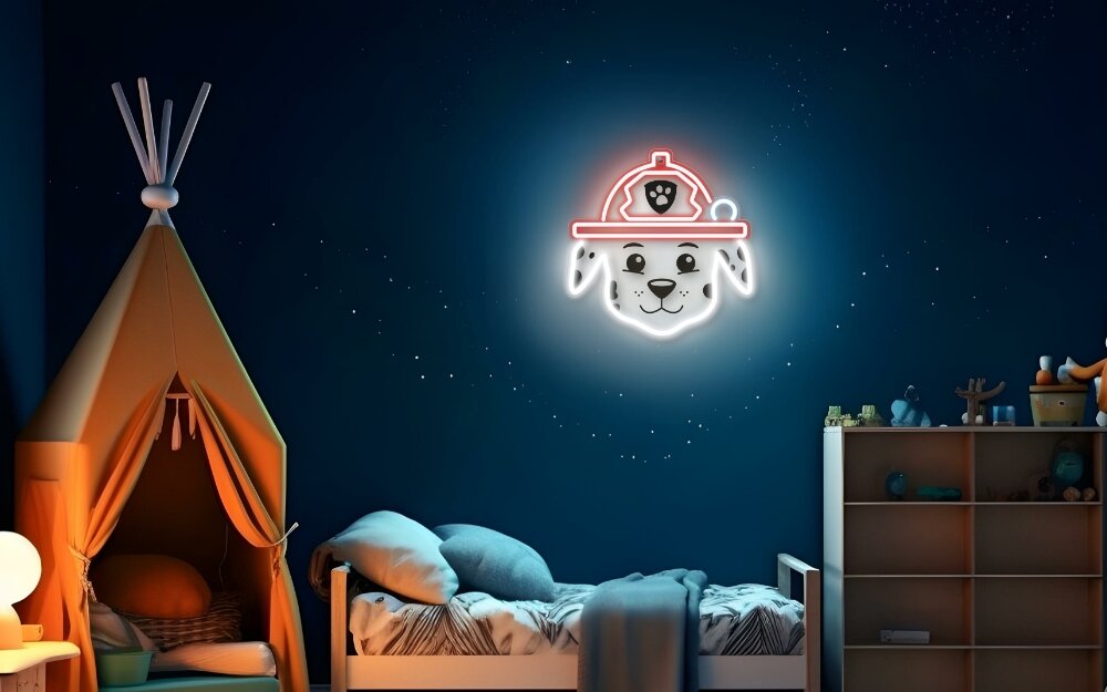 Neon LED PSI PATROL  energooszczędność 