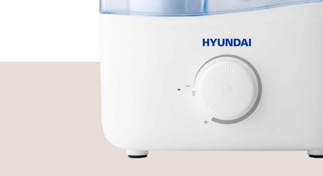 Nawilżacz ultradźwiękowy HYUNDAI HUM283 Aromaterapia i ciche działanie olejki eteryczne relaks atmosfera Ciche działanie szczelna obudowa powierzchnia
