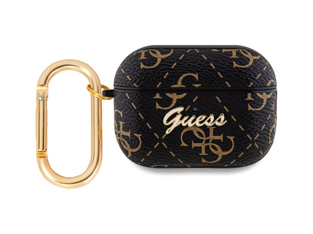 Etui na słuchawki Guess 4G Hook
przód etui z karabińczykiem na białym tle
etui case pokrowiec słuchawki airpods apple