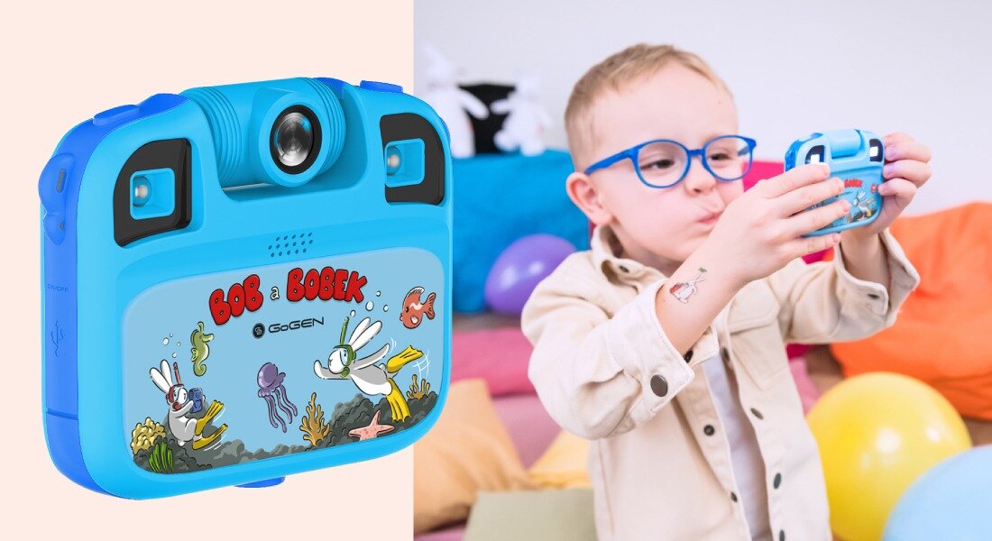 Aparat dla dzieci GOGEN Bob a Bobek kv początek opisu