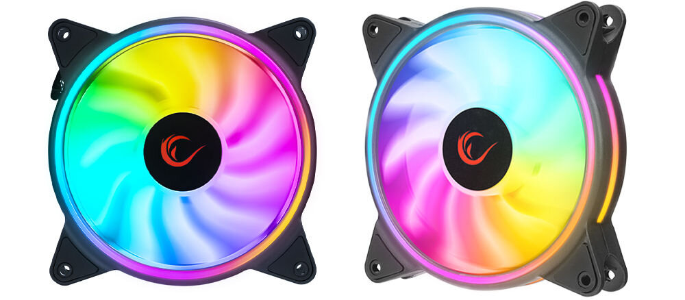 RAMPAGE Coolwind F3 Chłodzenie procesora CPU 3 wentylatory 120mm ARGB + kontroler ciche działanie 23 dB specjalnie zaprojektowane łopatki niskie prędkości obrotowe 1200 RPM cicha praca w pracy podczas rozrywki bez rozpraszających dźwięków 