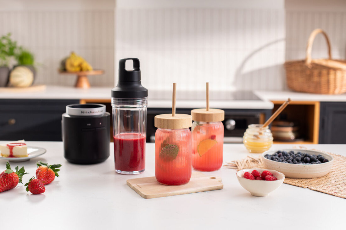 Blender personalny KITCHENAID 5KSBR200BM Bezprzewodowy bezprzewodowa konstrukcja akumulator litowo-jonowy czas pracy