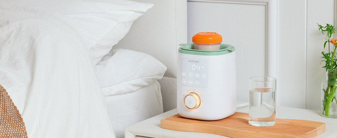 Podgrzewacz do butelek MOMCOZY MW002-WH10NB-A Nutri Smart Biały na co dzień  pokarmy uzupełniające