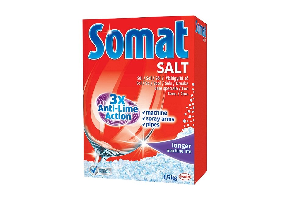 Sól do zmywarek SOMAT 1 5 kg czystość zmywarki bez osadu