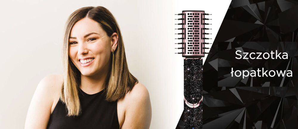 SHARK Flexstyle HD440JBEU Фен і бігуді Діамантова щітка-лопатка Випрямлення Розгладження Одночасне розгладження волокон Натяг Випрямлення Розгладжування волосся Блиск Розплутування волокон для розчісування та розплутування Універсальний для щоденного догляду Гладке блискуче розплутане волосся Максимальний комфорт використання Ефективність укладання