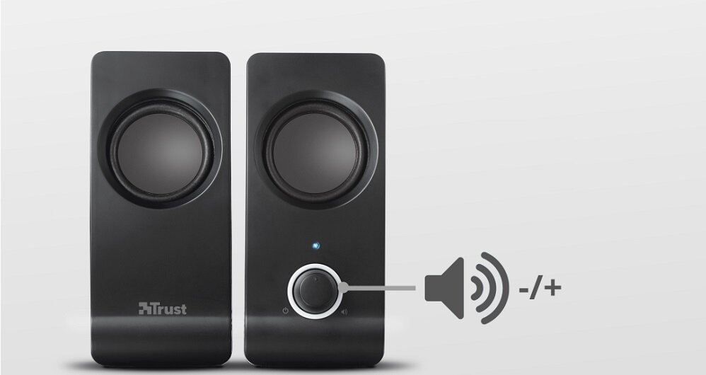 Głośniki TRUST Remo 2.0 Speaker Set regulacja głośności wygoda